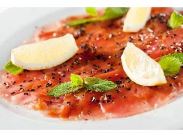 Tonno Pinne Gialle Carpaccio